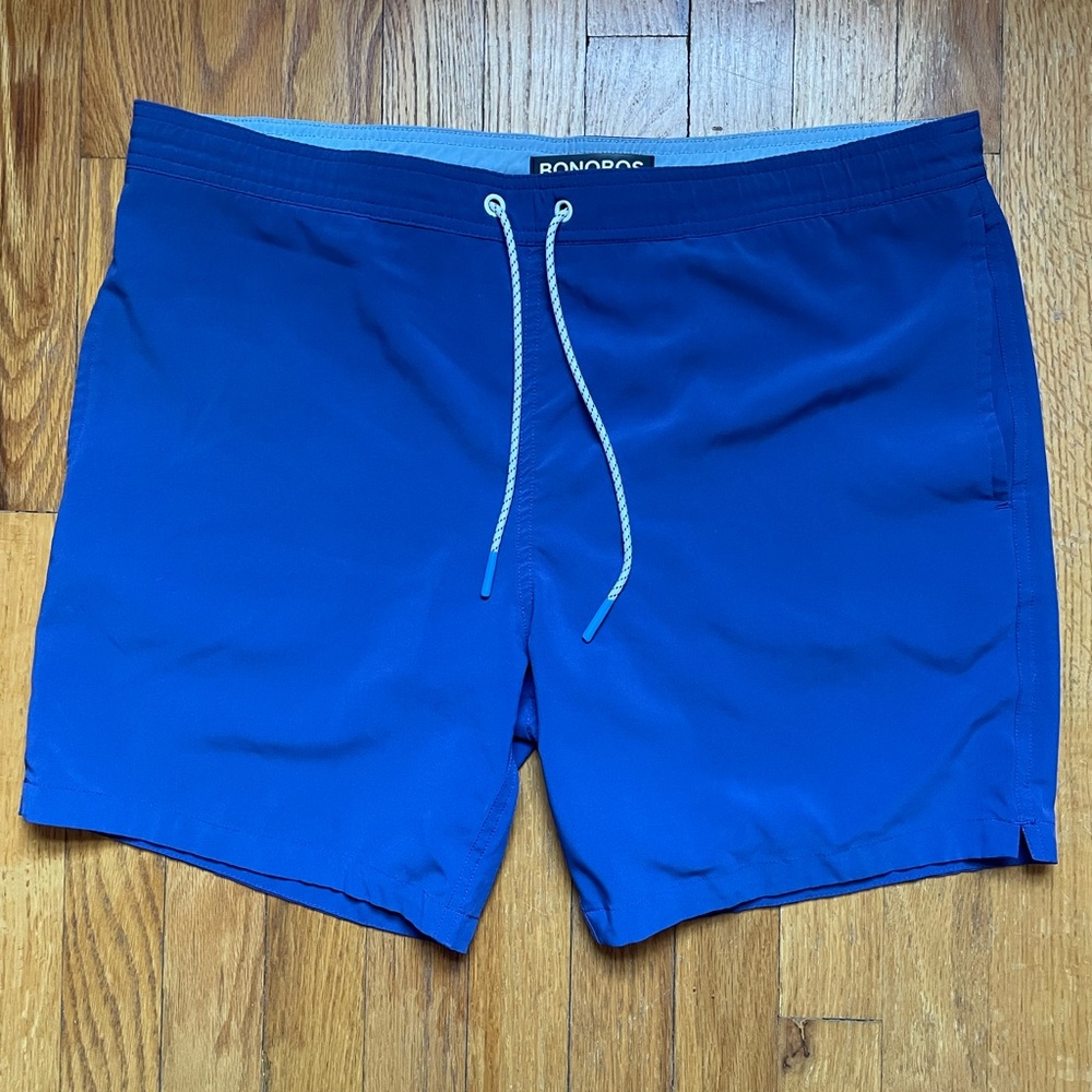 Bonobos Men's Vibrant Blue Swim Trunks
